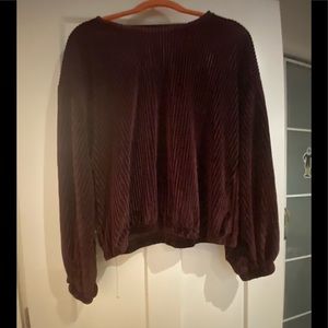 Dantelle Deep Purple long sleve top.size-L